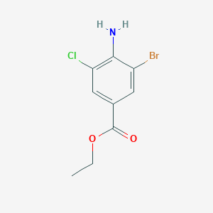 molecular formula C9H9BrClNO2 B1486372 Ethyl 4-amino-3-bromo-5-chlorobenzoate CAS No. 874779-56-3