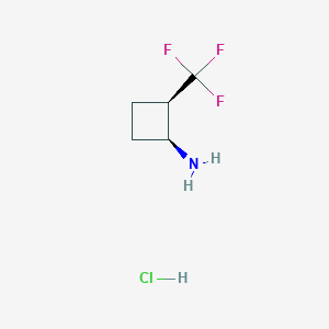 molecular formula C5H9ClF3N B14863764 cis-2-(Trifluoromethyl)cyclobutanamine;hydrochloride 