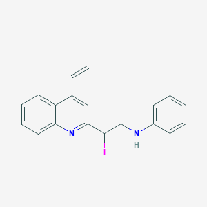 4-omega-Anilinovinylquinolylethyl iodide
