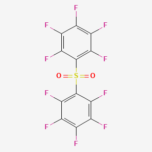 molecular formula C12F10O2S B14863860 1,1'-Sulfonylbis(pentafluorobenzene) 
