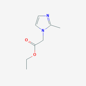 molecular formula C8H12N2O2 B1486389 Ethyl 2-(2-Methylimidazol-1-yl)acetate CAS No. 239065-60-2