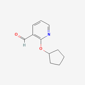 2-Cyclopentyloxypyridine-3-carboxaldehyde