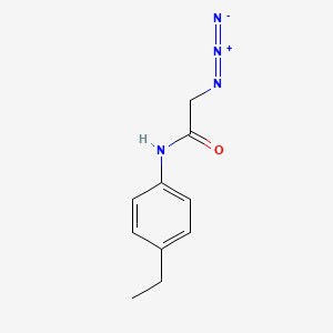 molecular formula C10H12N4O B1486407 2-azido-N-(4-ethylphenyl)acetamide CAS No. 1160748-31-1