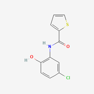 molecular formula C11H8ClNO2S B14864128 N-(5-chloro-2-hydroxyphenyl)thiophene-2-carboxamide 