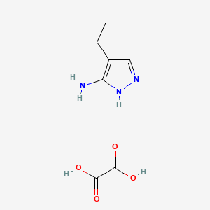 4-Ethyl-1H-pyrazol-3-amine oxalate