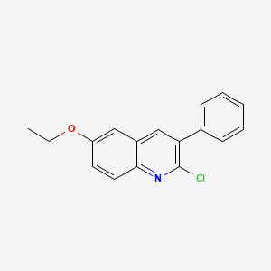 molecular formula C17H14ClNO B1486429 2-Chloro-6-ethoxy-3-phenylquinoline CAS No. 1031928-18-3
