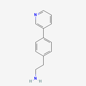 B1486439 2-[4-(3-Pyridinyl)phenyl]-1-ethanamine CAS No. 885467-26-5