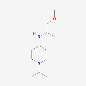 molecular formula C12H26N2O B1486444 N-(1-methoxypropan-2-yl)-1-(propan-2-yl)piperidin-4-amine CAS No. 1019530-55-2