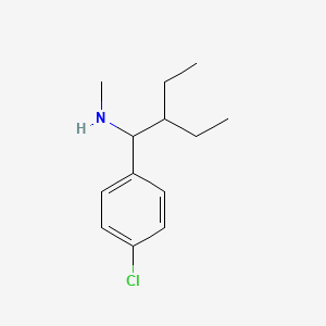 [1-(4-Chlorophenyl)-2-ethylbutyl](methyl)amine