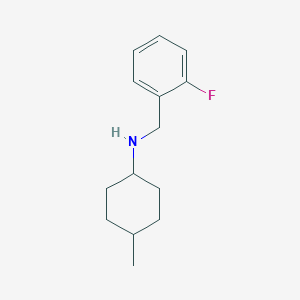 N-[(2-fluorophenyl)methyl]-4-methylcyclohexan-1-amine