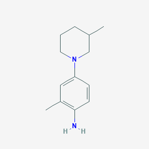 molecular formula C13H20N2 B1486456 2-Methyl-4-(3-methylpiperidin-1-yl)aniline CAS No. 1155985-53-7
