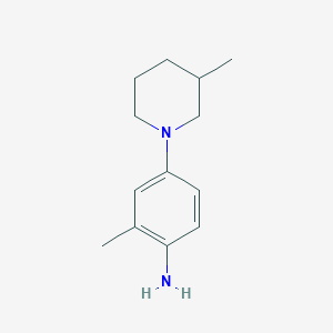 2-Methyl-4-(3-methyl-1-piperidinyl)aniline
