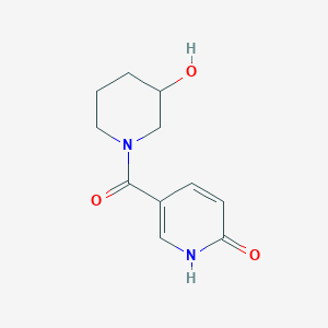 5-(3-hydroxypiperidine-1-carbonyl)pyridin-2(1H)-one