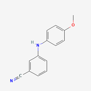 molecular formula C14H12N2O B1486462 N-(3-cyanophenyl)-N-(4-methoxyphenyl)amine CAS No. 458550-48-6