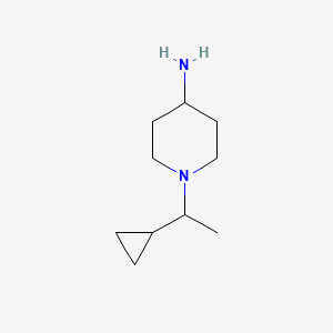 1-(1-Cyclopropylethyl)piperidin-4-amine