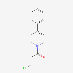3-chloro-1-(4-phenyl-3,6-dihydropyridin-1(2H)-yl)propan-1-one