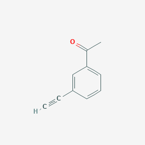 molecular formula C10H8O B148647 1-(3-乙炔基苯基)乙酮 CAS No. 139697-98-6