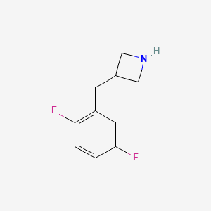 molecular formula C10H11F2N B1486483 3-[(2,5-Difluorophenyl)methyl]azetidine CAS No. 1096295-76-9