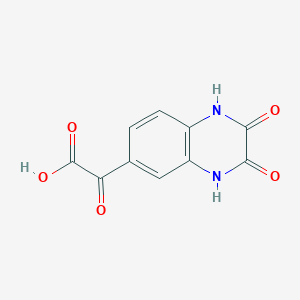 molecular formula C10H6N2O5 B1486490 2-(2,3-Dioxo-1,2,3,4-tetrahydroquinoxalin-6-yl)-2-oxoacetic acid CAS No. 1094294-14-0
