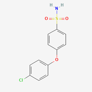 molecular formula C12H10ClNO3S B1486493 4-(4-Chlorophenoxy)benzene-1-sulfonamide CAS No. 900814-15-5