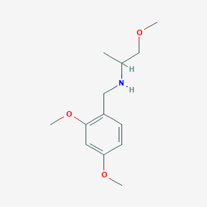 molecular formula C13H21NO3 B1486495 [(2,4-Dimethoxyphenyl)methyl](1-methoxypropan-2-yl)amine CAS No. 1019578-20-1
