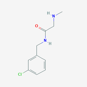 molecular formula C10H13ClN2O B14864969 N-(3-Chlorobenzyl)-2-(methylamino)acetamide 
