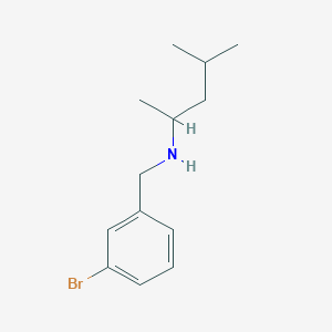 [(3-Bromophenyl)methyl](4-methylpentan-2-yl)amine