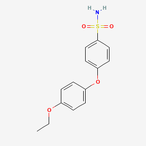 molecular formula C14H15NO4S B1486511 4-(4-Ethoxyphenoxy)benzene-1-sulfonamide CAS No. 1097096-19-9