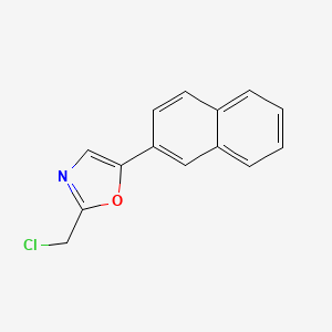 2-(Chloromethyl)-5-(naphthalen-2-yl)oxazole