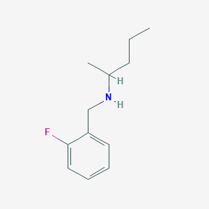 B1486523 [(2-Fluorophenyl)methyl](pentan-2-yl)amine CAS No. 1019593-92-0