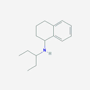 molecular formula C15H23N B1486524 N-(pentan-3-yl)-1,2,3,4-tetrahydronaphthalen-1-amine CAS No. 1019505-25-9