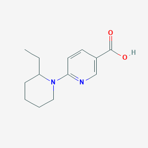 6-(2-Ethylpiperidin-1-yl)nicotinic acid