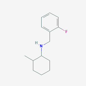 N-[(2-fluorophenyl)methyl]-2-methylcyclohexan-1-amine