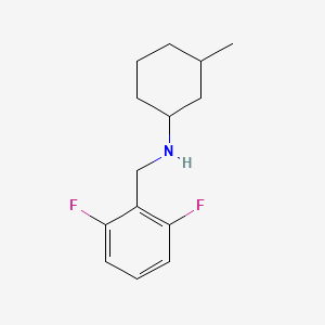 N-[(2,6-difluorophenyl)methyl]-3-methylcyclohexan-1-amine