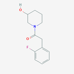 2-(2-Fluorophenyl)-1-(3-hydroxypiperidin-1-yl)ethan-1-one