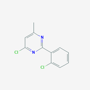 4-Chloro-2-(2-chlorophenyl)-6-methylpyrimidine