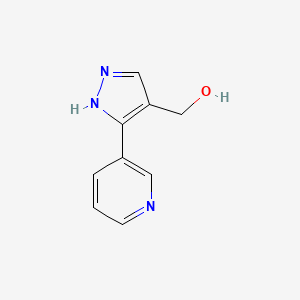 (3-(pyridin-3-yl)-1H-pyrazol-4-yl)methanol