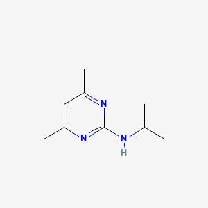 4,6-dimethyl-N-(propan-2-yl)pyrimidin-2-amine
