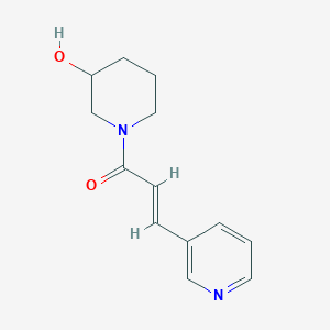molecular formula C13H16N2O2 B1486573 (2E)-1-(3-hydroxypiperidin-1-yl)-3-(pyridin-3-yl)prop-2-en-1-one CAS No. 1158126-77-2