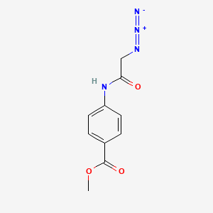molecular formula C10H10N4O3 B14865771 Methyl 4-(2-azidoacetamido)benzoate 