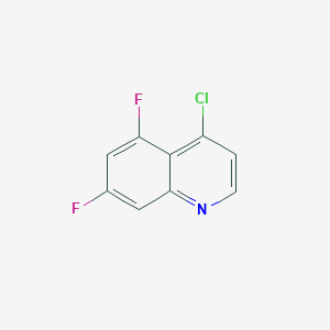 molecular formula C9H4ClF2N B1486583 4-Chloro-5,7-difluoroquinoline CAS No. 874831-46-6