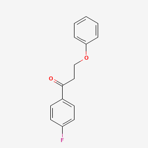 molecular formula C15H13FO2 B1486587 1-(4-氟苯基)-3-苯氧基丙-1-酮 CAS No. 92451-94-0