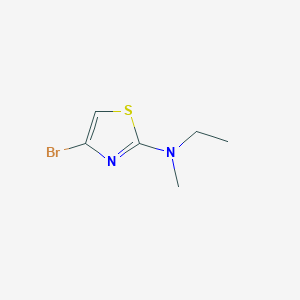 molecular formula C6H9BrN2S B14865926 4-Bromo-2-(methylethylamino)thiazole 