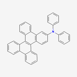 molecular formula C38H25N B1486597 3-(Diphenylamino)dibenzo[g,p]chrysene CAS No. 1397202-77-5