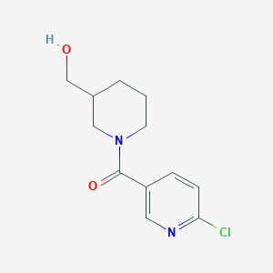 [1-(6-Chloropyridine-3-carbonyl)piperidin-3-yl]methanol