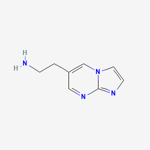 molecular formula C8H10N4 B14866035 2-Imidazo[1,2-A]pyrimidin-6-ylethanamine CAS No. 944903-24-6