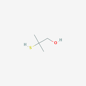molecular formula C4H10OS B148662 2-Methyl-2-sulfanylpropan-1-ol CAS No. 73303-88-5