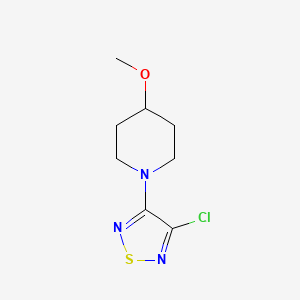 3-Chloro-4-(4-methoxypiperidin-1-yl)-1,2,5-thiadiazole