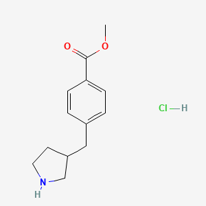 B1486625 Methyl 4-(3-pyrrolidinylmethyl)benzoate hydrochloride CAS No. 1187173-05-2