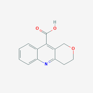 3,4-dihydro-1H-pyrano[4,3-b]quinoline-10-carboxylic acid